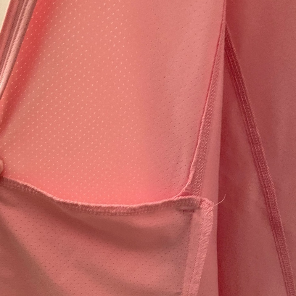 Bold Spirit Vintage Lt Pink Full Zip Perforated Mesh Jacket Grey Collar & Stripe - Picture 10 of 16